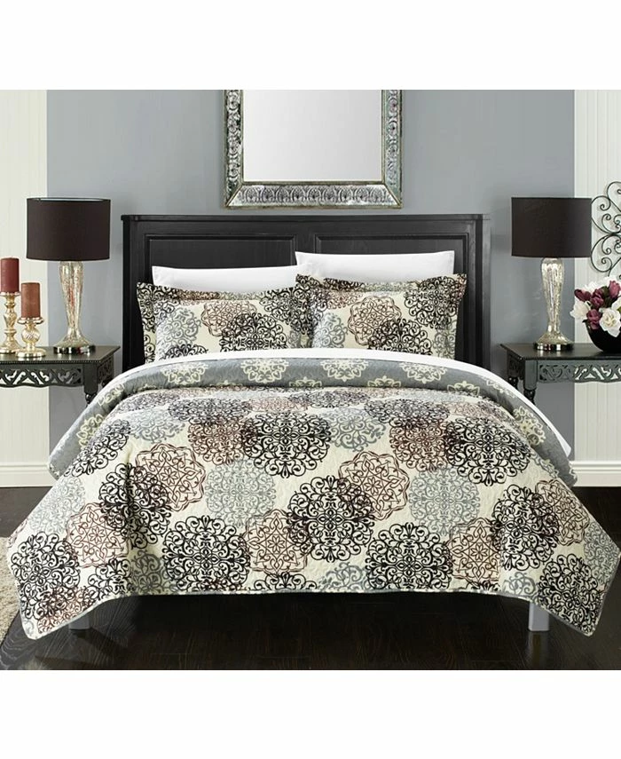 Chic Home Kelsie 3 Piece Queen Quilt Set