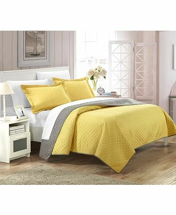 Chic Home Teresa 3 Piece King Quilt Set - Image 2