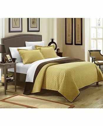 Chic Home Teresa 3 Piece King Quilt Set - Image 3