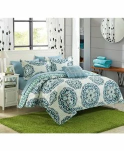 Chic Home Madrid 4 Piece King Quilt Set