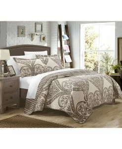 Chic Home Napoli 3 Piece Queen Quilt Set