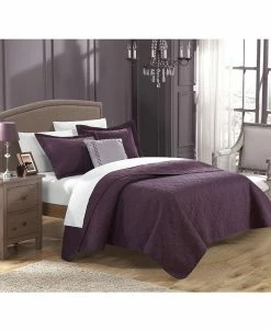 Chic Home Barcelo 4 Piece King Quilt Set