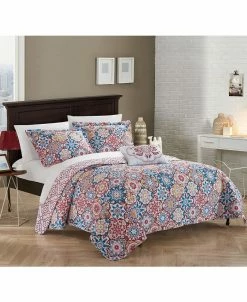 Chic Home Aspen 4 Piece Queen Quilt Set