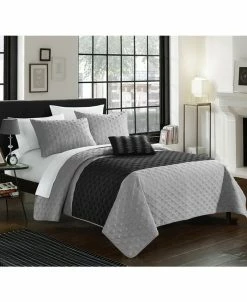 Chic Home Dominic 4 Piece King Quilt Set