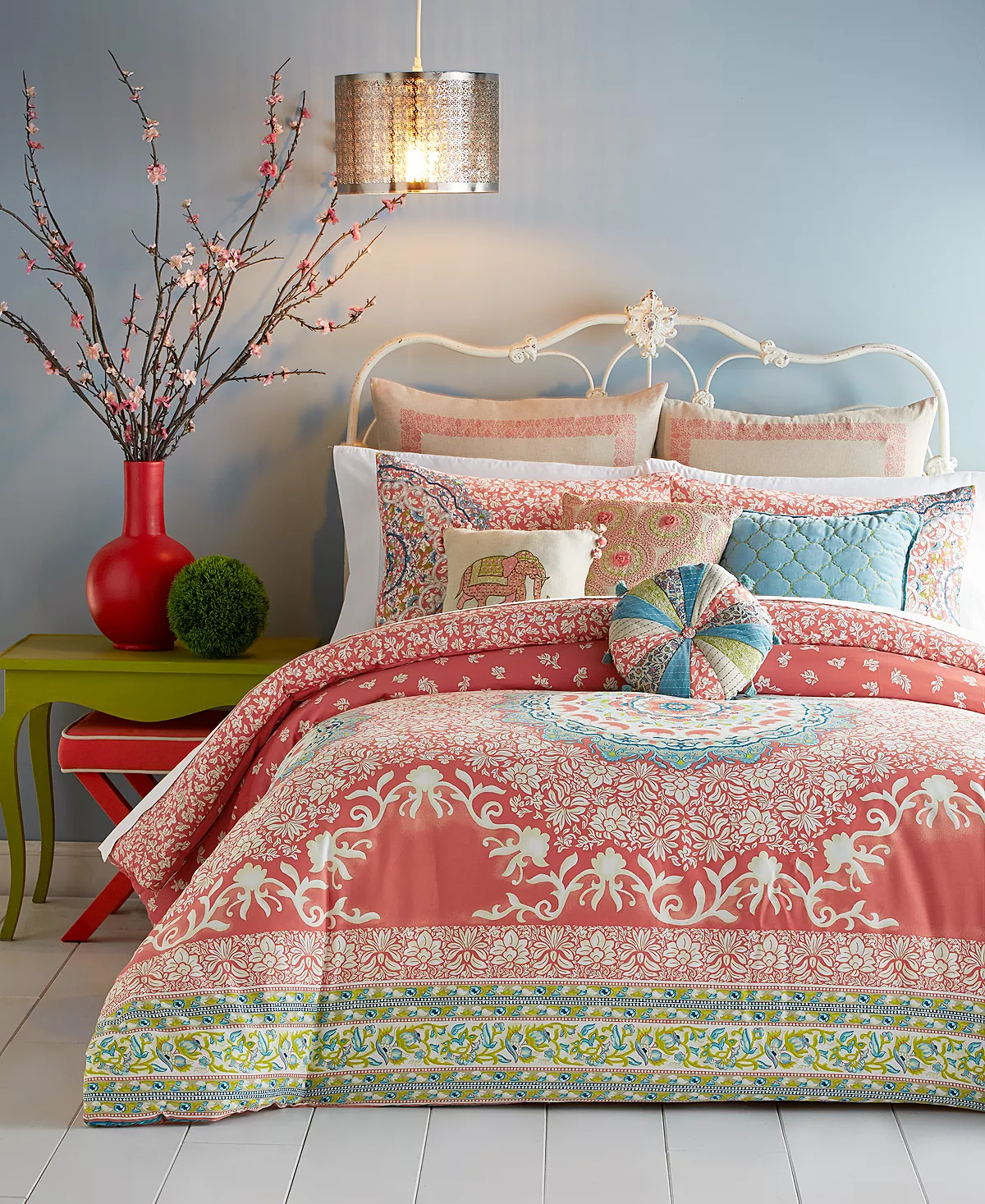 Jessica Simpson Amrita Medallion 3-Pc Comforter Set, King