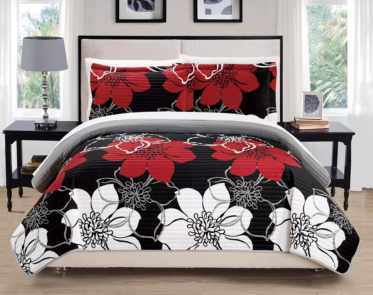 Chic Home Woodside 7 Piece Queen Bed In A Bag Quilt Set - Image 4