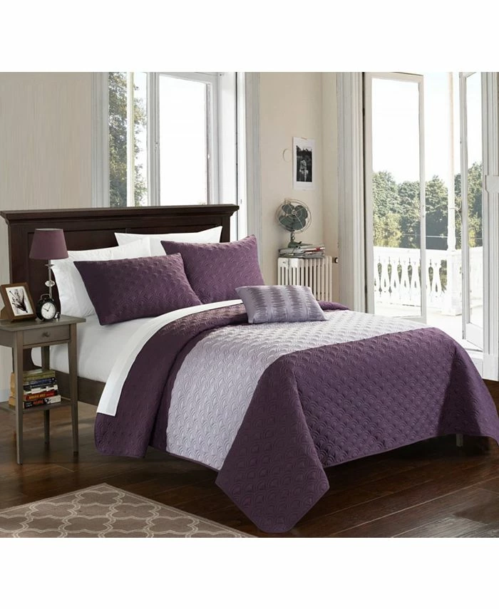 Chic Home Dominic 8 Pc King Quilt Set