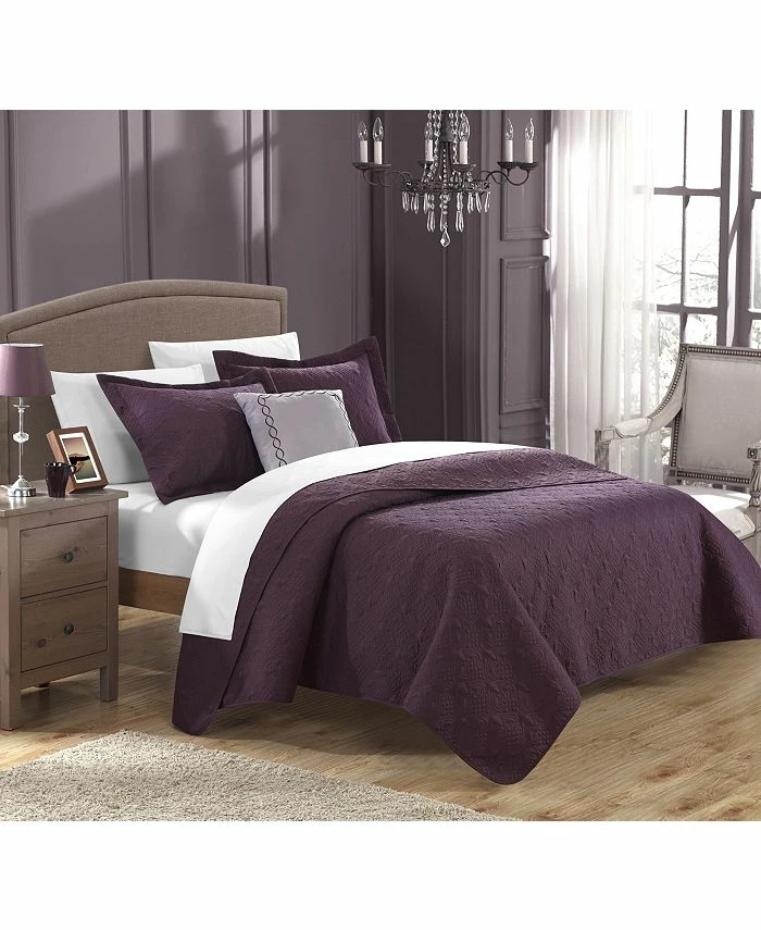 Chic Home Barcelo 8 Pc Queen Quilt Set