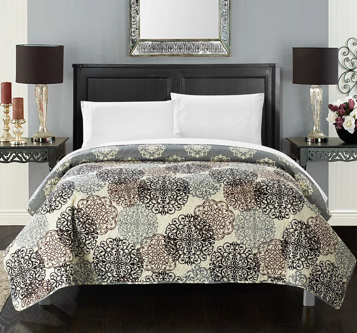 Chic Home Judith 5 Pc Queen Quilt Set - Image 5