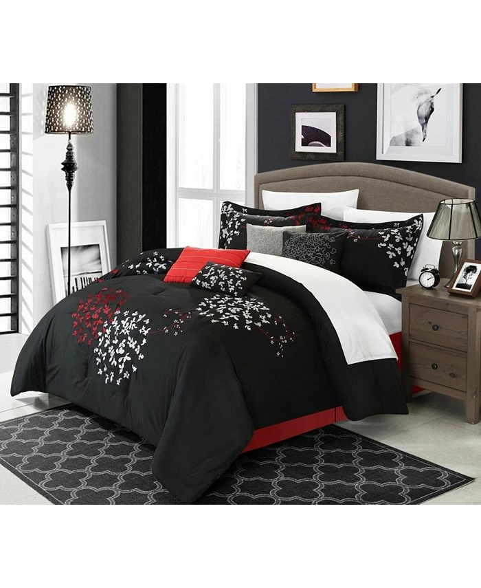 Chic Home La 12 Pc Queen Comforter Set