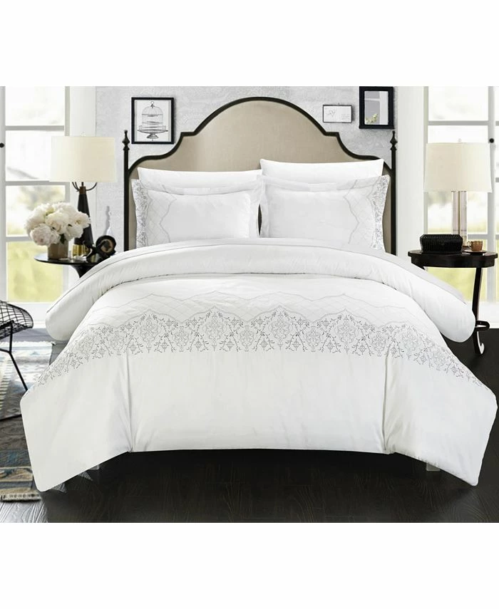 Chic Home Sophia 3 Pc King Duvet Cover Set