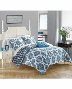 Chic Home Dar 4 Pc Queen Duvet Cover Set