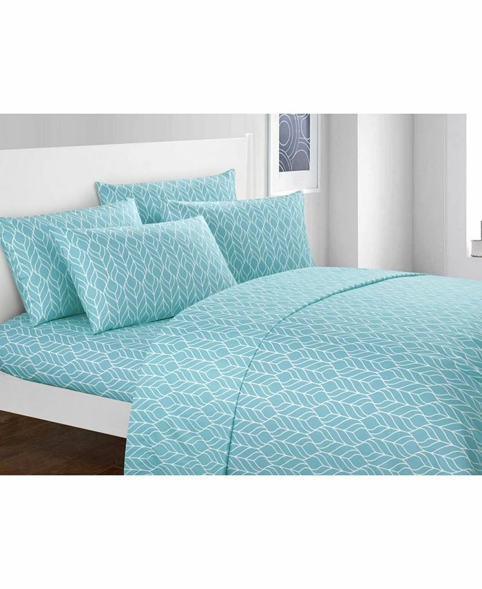 Chic Home Fallen Leaf 6-Pc King Sheet Set