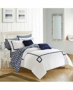 Chic Home Trace 9-Pc Queen Comforter Set
