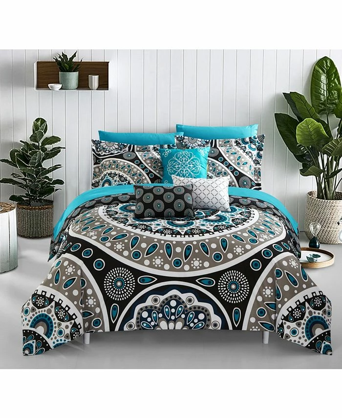 Chic Home Mornington 10-Pc Queen Comforter Set