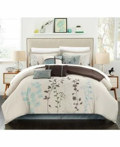 Chic Home Bliss Garden 12-Pc Queen Comforter Set