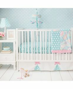 My Baby Sam Pixie Baby In Aqua 3pc Crib Set