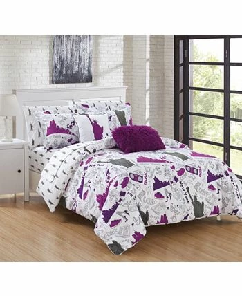 Chic Home Liberty 7 Piece Twin Comforter Set - Image 6