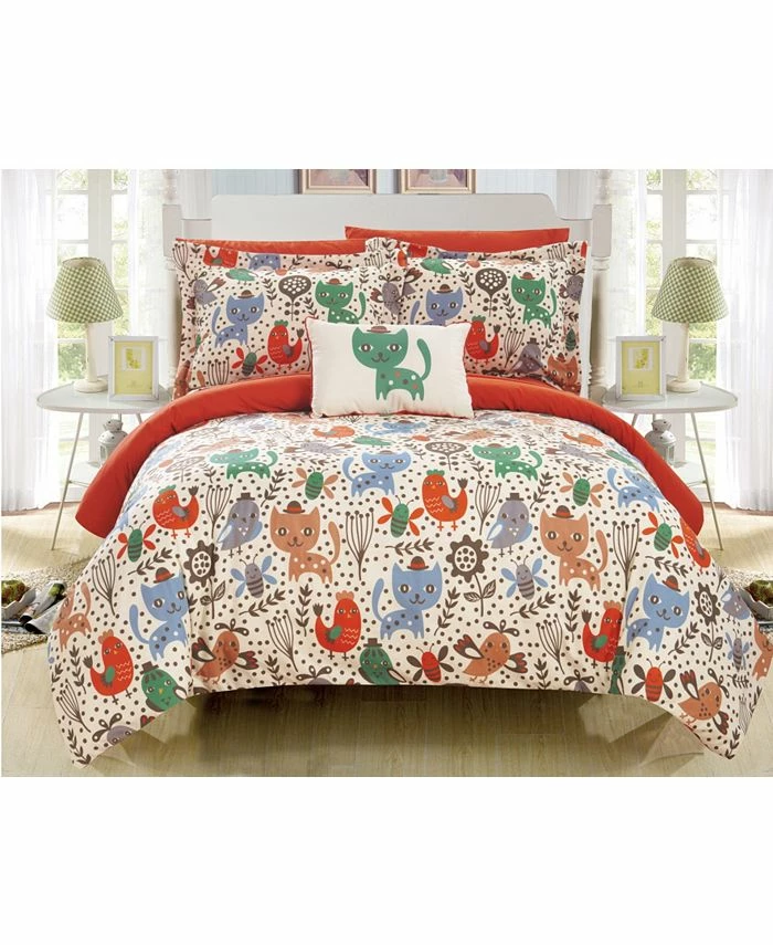 Chic Home Flopsy 8 Piece Full Bed In A Bag Comforter Set
