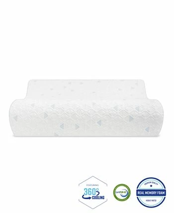 SensorGel Cold Touch Contour Gel-Infused Memory Foam Pillow - Oversized - Image 5