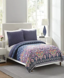 Jessica Simpson Dona Medallion Twin Quilt