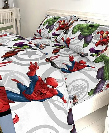 Disney Marvel Avengers Marvel Team Full 5-Pc. Comforter Set - Image 2