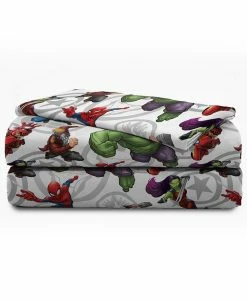 Disney Marvel Avengers 3-Pc. Twin Sheet Set