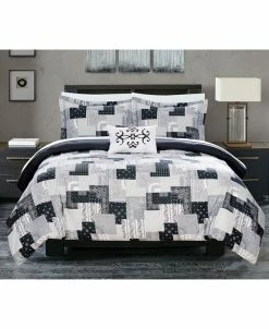 Chic Home Utopia 8 Piece King Bed In A Bag Duvet Set