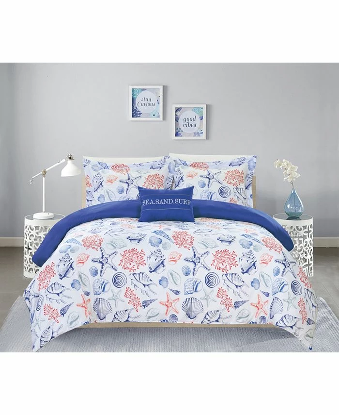 Chic Home Talulah 8 Piece Queen Bed In A Bag Duvet Set