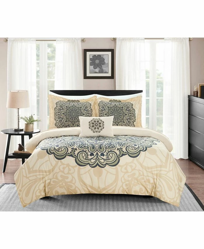 Chic Home Mindy 6 Piece Twin Bed In A Bag Duvet Set