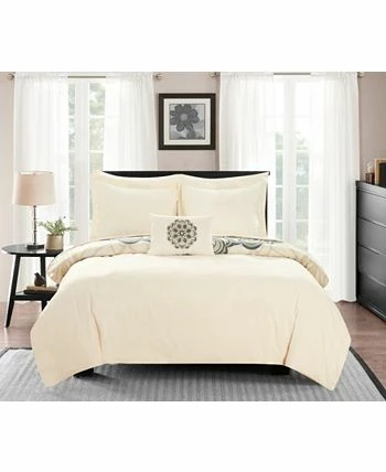 Chic Home Palmer 8 Piece Queen Bed In A Bag Comforter Set - Image 8