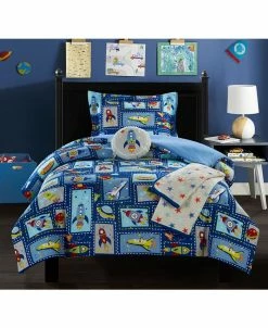 Chic Home Spaceship 5 Piece Full Comforter Set