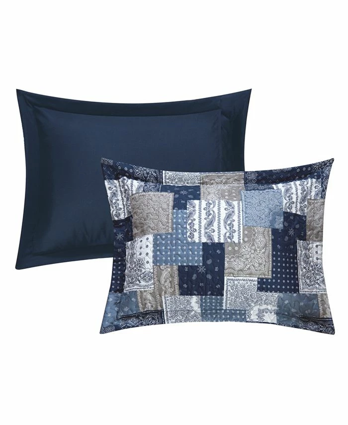 Chic Home Eliana 8 Piece Queen Bed In A Bag Quilt Set - Image 4