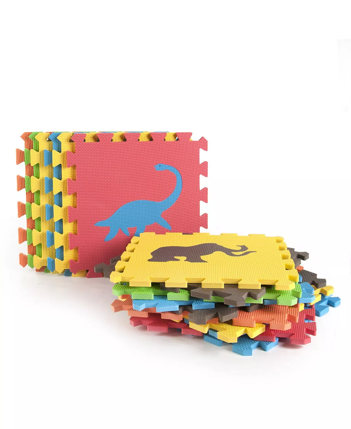 Tadpoles 16 Piece Foam Play Mat Set, Dinosaurs - Image 2