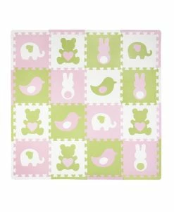 Tadpoles 16 Piece Foam Play Mat Set, Teddy And Friends