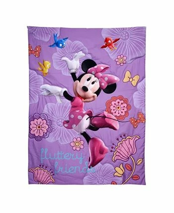 Disney Minnie Mouse Fluttery Friends 4 Piece Toddler Bed Set - Image 2