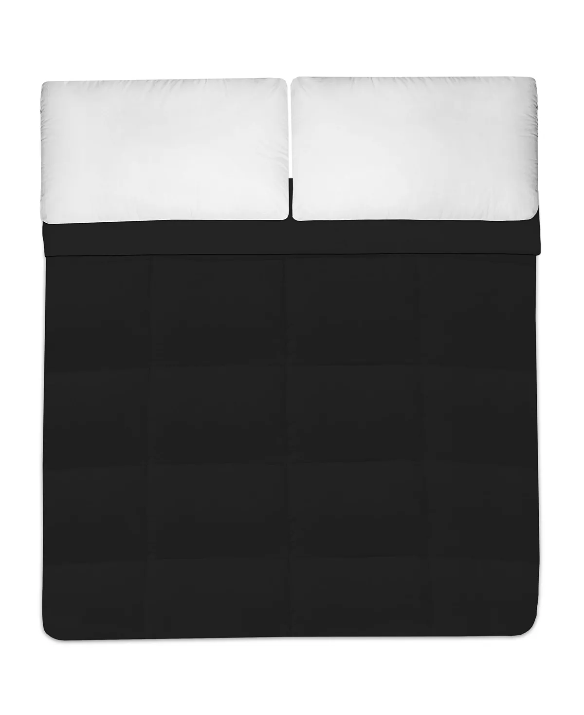 Sweet Home Collection D Color Box Stitch Down Alternative King Comforter - Image 7