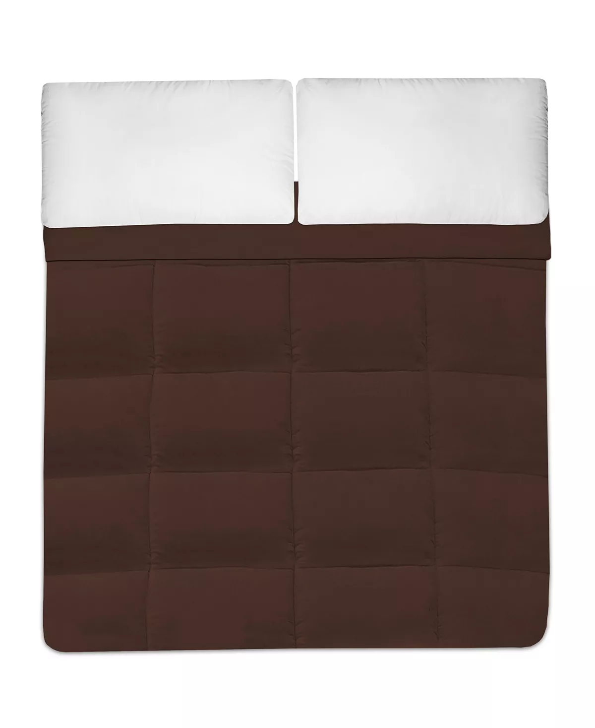 Sweet Home Collection D Color Box Stitch Down Alternative King Comforter - Image 8