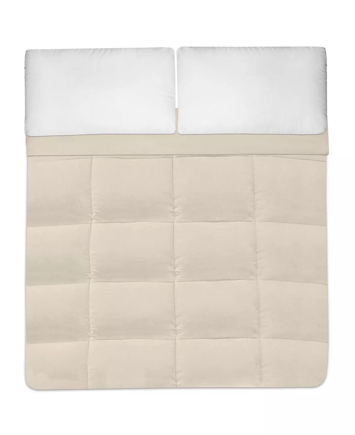 Sweet Home Collection D Color Box Stitch Down Alternative King Comforter - Image 9
