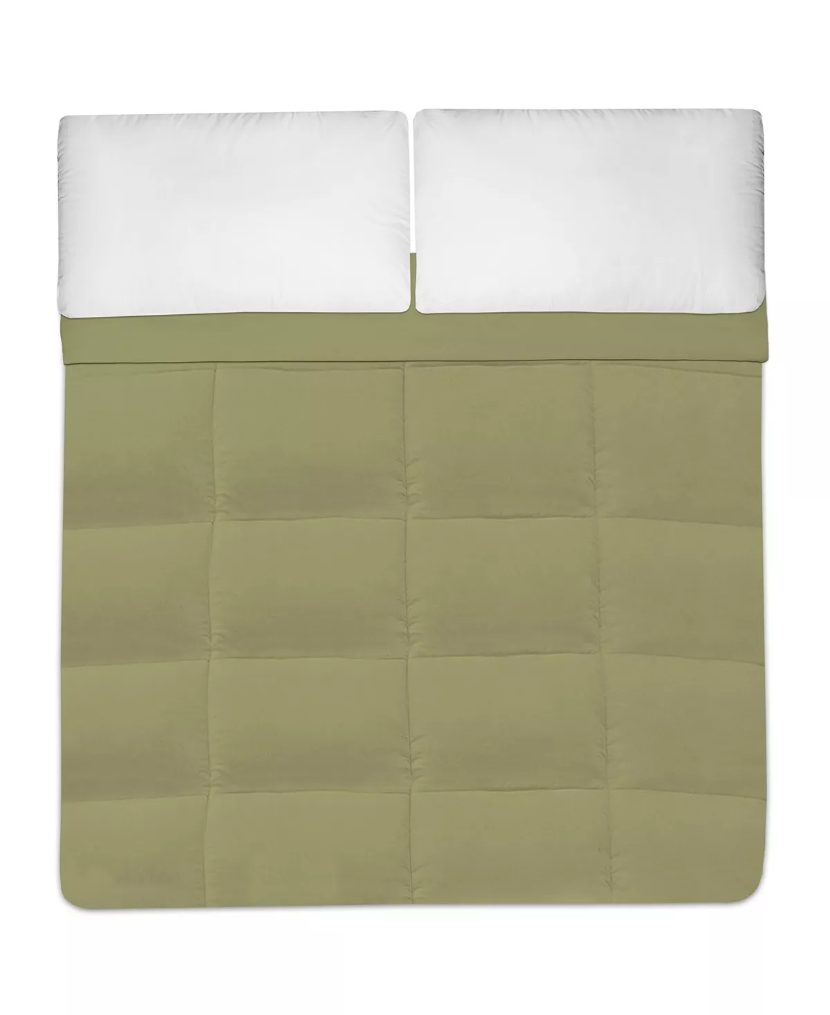 Sweet Home Collection LOSEOUT! Solid Color Box Stitch Down Alternative Full Comforter - Image 6