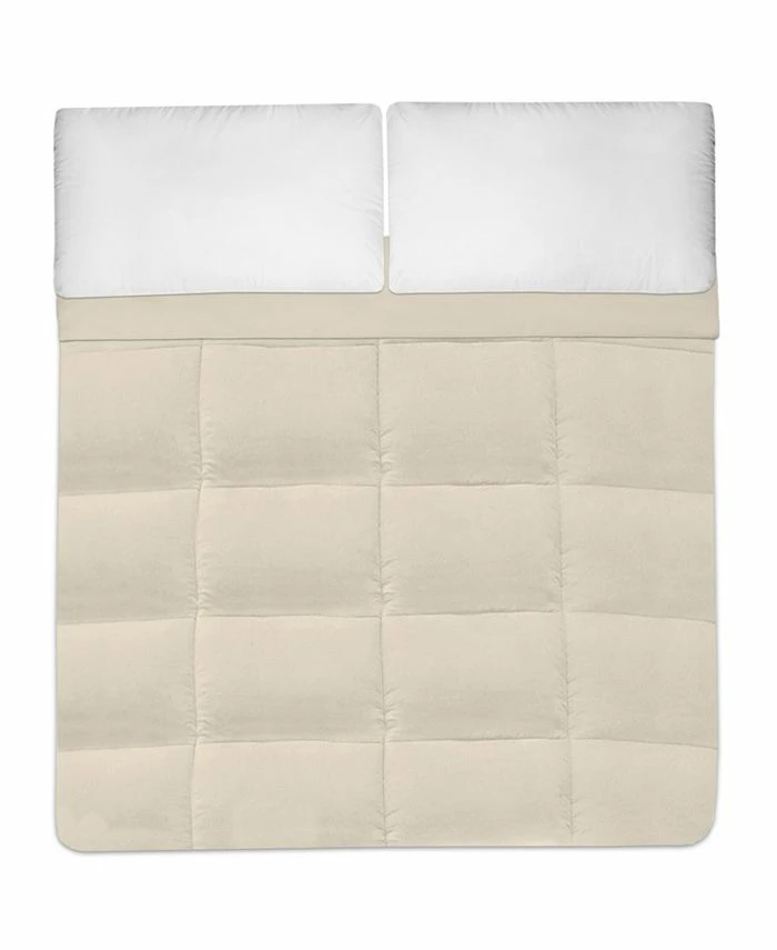Sweet Home Collection D Color Box Stitch Down Alternative King Comforter - Image 4