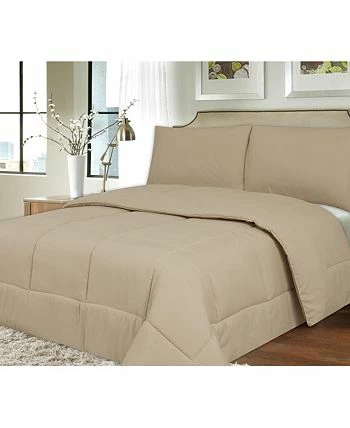 Sweet Home Collection D Color Box Stitch Down Alternative King Comforter - Image 6