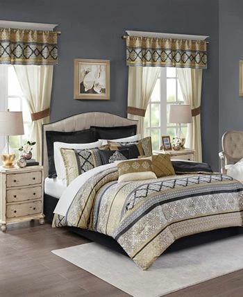 Madison Park Essentials Windsor 24-Pc. Room In A Bag, California King - Image 2