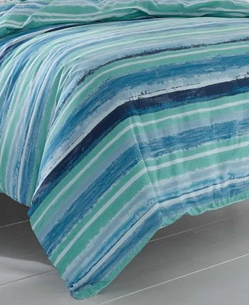 Poppy & Fritz Alex Cotton Reversible 3 Piece Comforter Set, Full/Queen - Image 2