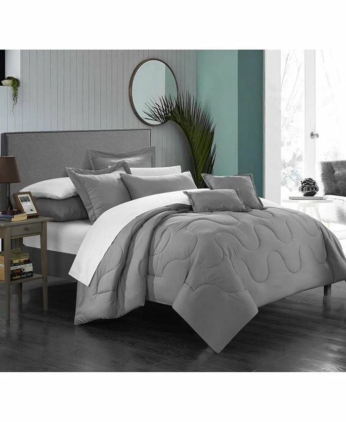 Chic Home Khaya 8-Pc. Twin Comforter Set