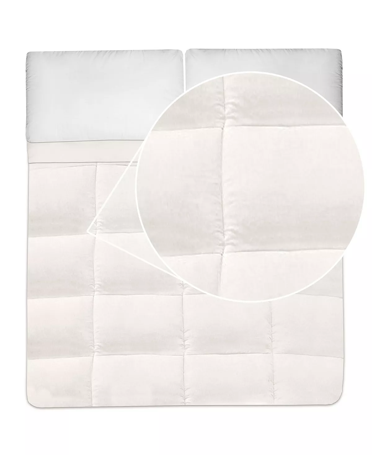 Sweet Home Collection D Color Box Stitch Down Alternative King Comforter - Image 15