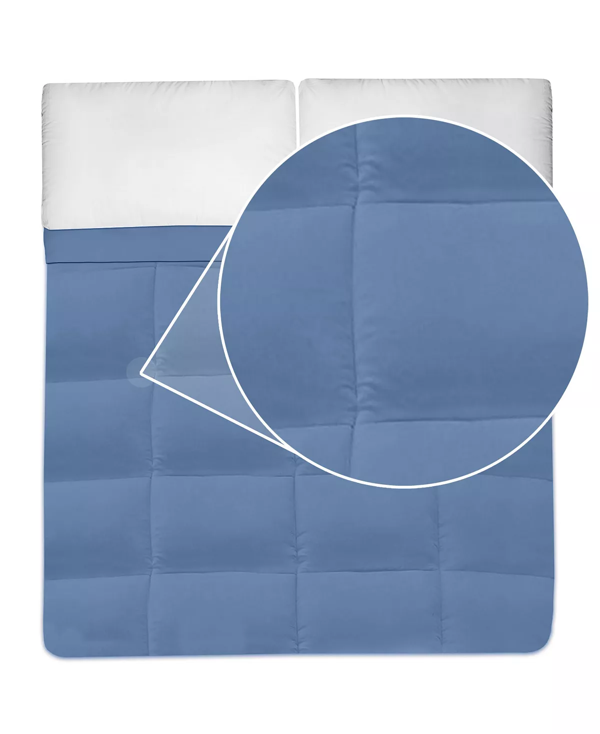 Sweet Home Collection D Color Box Stitch Down Alternative King Comforter - Image 18