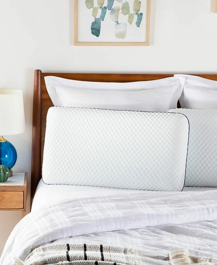 Linenspa AlwaysCool Gel Memory Foam Pillow, Standard