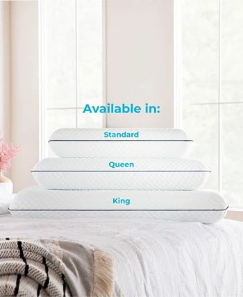 Linenspa AlwaysCool Gel Memory Foam Pillow, Standard - Image 7