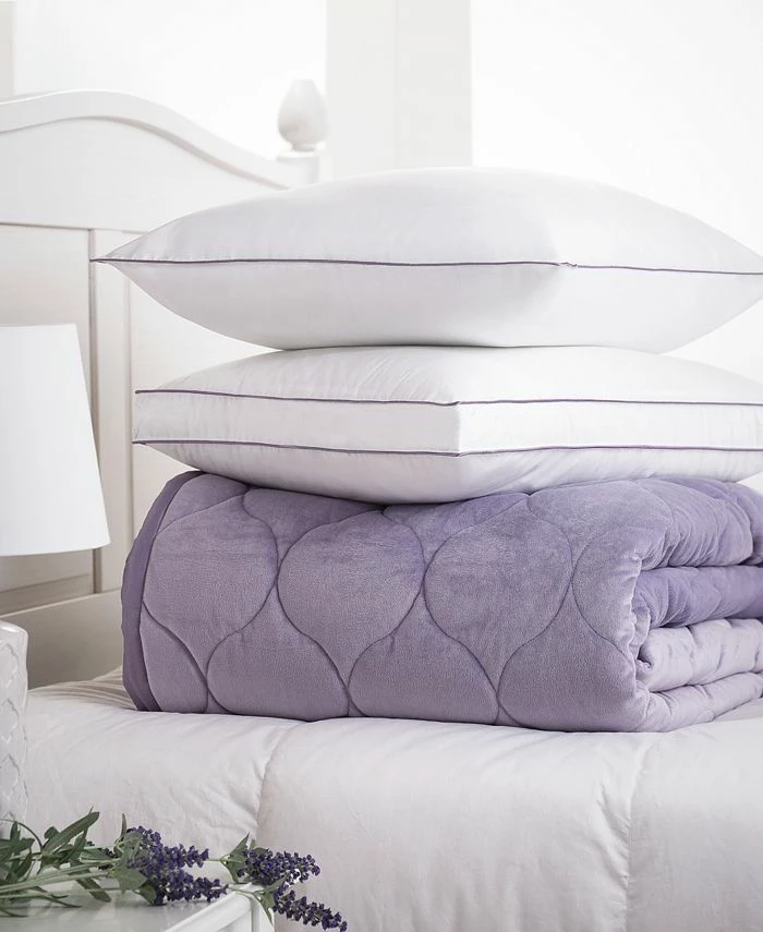 Allied Home Dream Infusion Lavender Scented Soft Touch Pillow, Standard - Image 4